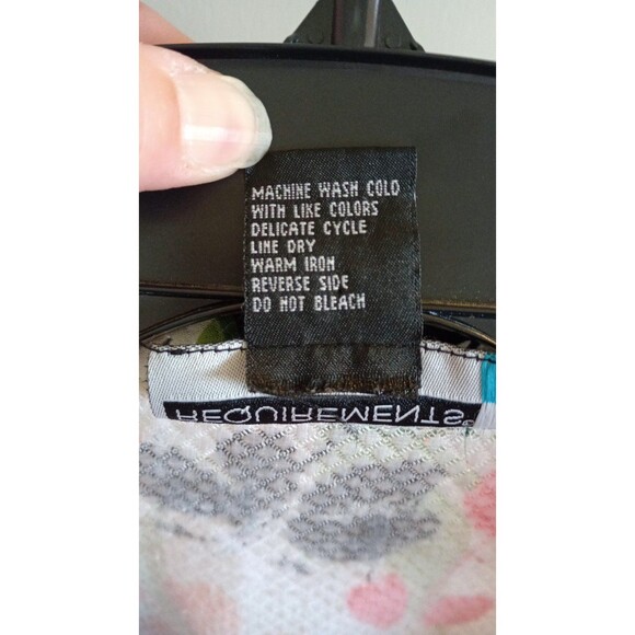 Women's Requirements Quilted Floral Printed Jacket, Size 10 - Picture 9 of 9